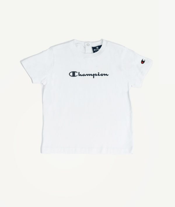 T-Shirts CHAMPION Enfant Blanc