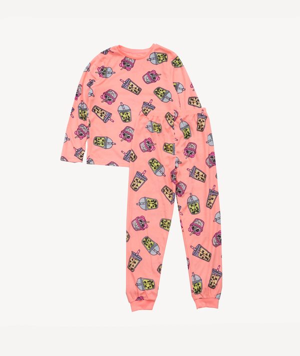 Ensemble Pyjama en velours Bubble Tea